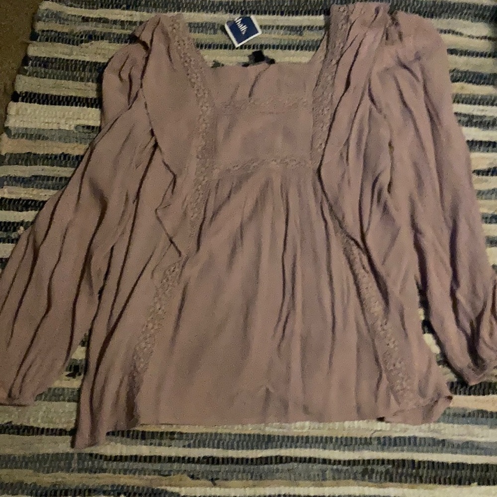 American eagle peasant top